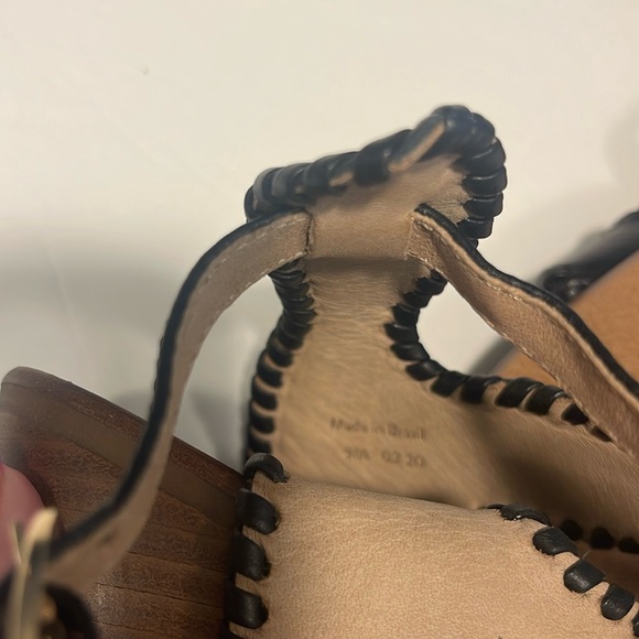 Jack Rogers Jackie Heeled Whipstitch Gladiator Sandals - Picture 8 of 8